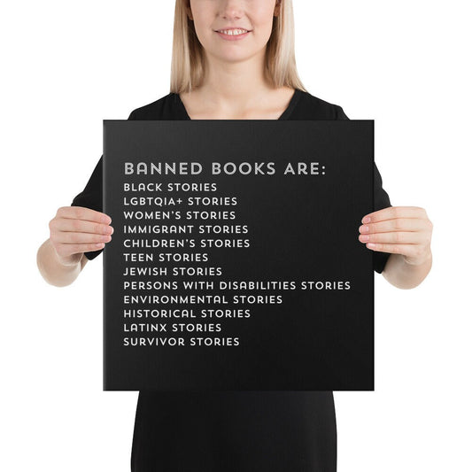 Banned Books Are Canvas